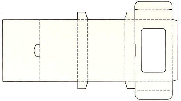 包裝盒展開圖